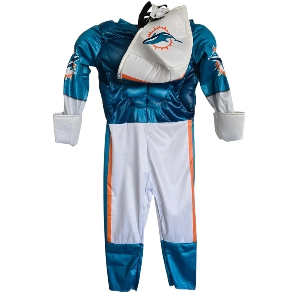 NWT | NFL Miami Dolphins Aqua Game Day Costume, Toddler size 2T